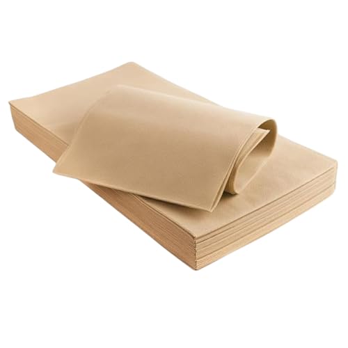 5 Tischdecken TNT Vlies 100x100cm für Bars Restaurants, 5er Pack (5, Beige) von Terryshop74