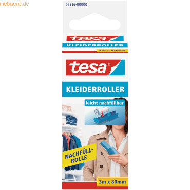 10 x Tesa Kleiderroller Nachfüllrolle von Tesa