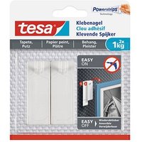 tesa Powerstripes Klebenägel für max. 1,0 kg 2,4 x 4,5 cm, 2 St. von Tesa