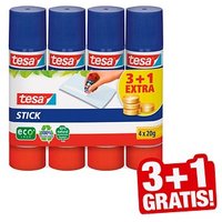 3 + 1 GRATIS: 3 tesa ecoLogo Klebestifte 20,0 g + GRATIS 1 St. von Tesa