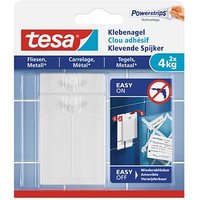 tesa Powerstripes Klebenägel für max. 4,0 kg 4,6 x 6,4 cm, 2 St. von Tesa