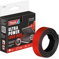 tesa Klettband Ultra Power Lock Tape schwarz von Tesa