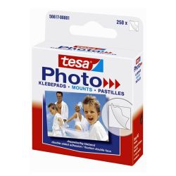 Photo Klebepads weiß 250 Stück von Tesa