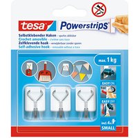 tesa Powerstrips Klebehaken für max. 1,0 kg, 3 St. von Tesa