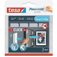 tesa Powerstrips LARGE Klebestreifen für max. 7,2 kg 2,0 x 8,5 cm, 4 St. von Tesa