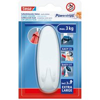 tesa Powerstrips XL Oval Klebehaken für max. 3,0 kg 28,7 x 38,8 mm von Tesa