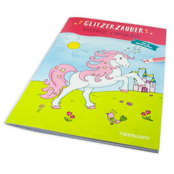 Glitzerzauber Malbuch - Einhörner von Tessloff Medienvertrieb GmbH & Co. KG