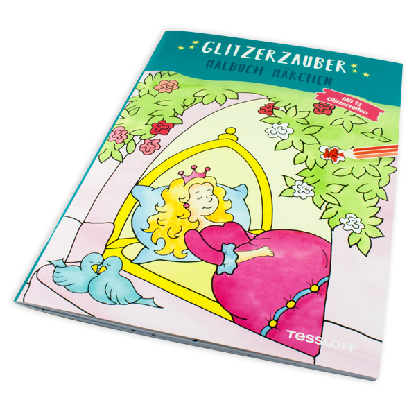 Glitzerzauber Malbuch Märchen von Tessloff Medienvertrieb GmbH & Co. KG