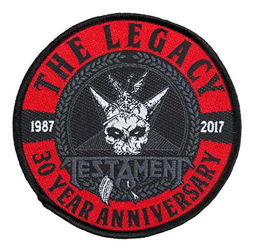 Testament 30 Years Anniversary Aufnäher Patch Gewebt & Lizenziert !! von HOEAEA