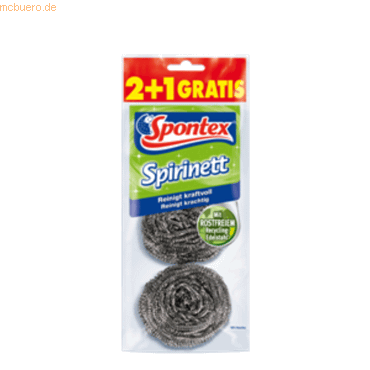 Tex Topfreiniger Spirinett 19331002 Edelstahl 3 Stück Tex Topfreiniger Spirinett 19331002 Edelstahl 3 Stück von Tex