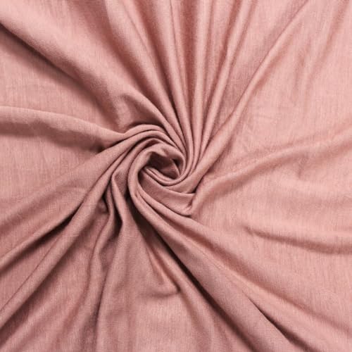 Texco Inc 409 Solid Rayon Knit (180GSM)-Maternity Apparel, Home/DIY Fabric Viskose-Spandex-Jersey-Strickstoff, Mauve B, 1 Yard von Texco Inc