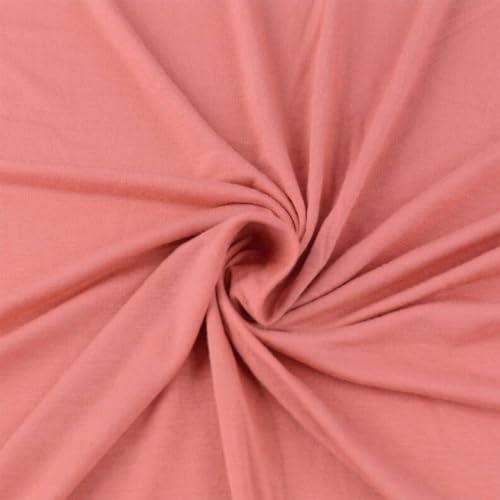 Texco Inc 409 Solid Rayon Knit (180GSM)-Maternity Apparel, Home/DIY Fabric Viskose-Spandex-Jersey-Strickstoff, Pink Mamly, 1 Yard von Texco