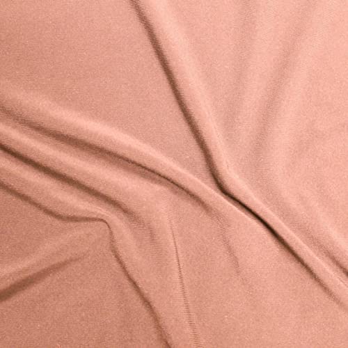 Texco Inc 460-BLUSH-DK-2 60" ITY Heavy Knit Maternity, Swimwear, Apparel, DIY Fabric 152,4 cm Schwerer Stretch-Jersey-Strickstoff, Polyester, Spandex, Blush Dark, 2 Yards, 2 von Texco