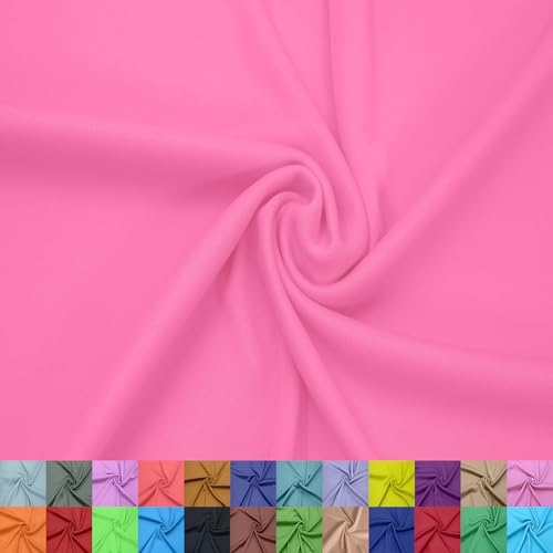 Texco Inc 100% Polyester-Interlock-Stoff – 152,4 cm breit – leicht 107 g/m² – weiches, glattes Doppelstrick für Sublimation, T-Shirts, Sportbekleidung, Futter – by The Yard, Electropink #018, 9,1 m Texco Inc 100% Polyester-Interlock-Stoff – 152,4 cm breit – leicht 107 g/m² – weiches, glattes Doppelstrick für Sublimation, T-Shirts, Sportbekleidung, Futter – by The Yard, Electropink #018, 9,1 m von Texco