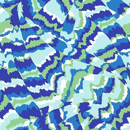 Texco Inc 147,3 cm breiter bedruckter Hi-Multi-Chiffon-gewaschener Stoff, nicht dehnbar, leicht, 85 g/m², atmungsaktiv und knitterfrei, für Bekleidung, Vorhänge und DIY-Projekte, Königsgrün, 2 m Texco Inc 147,3 cm breiter bedruckter Hi-Multi-Chiffon-gewaschener Stoff, nicht dehnbar, leicht, 85 g/m², atmungsaktiv und knitterfrei, für Bekleidung, Vorhänge und DIY-Projekte, Königsgrün, 2 m von Texco