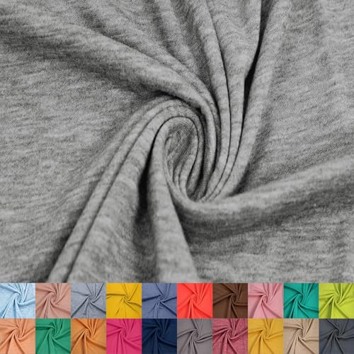Texco Inc 152,4 cm breiter Polyester-Viskose-Spandex-Jersey-Strickstoff, 155 g/m², leicht, atmungsaktiv, 2-Wege-Stretch zum Nähen, Bekleidung, Kleider, Babykleidung und Heimwerken, 9,1 m meliert Texco Inc 152,4 cm breiter Polyester-Viskose-Spandex-Jersey-Strickstoff, 155 g/m², leicht, atmungsaktiv, 2-Wege-Stretch zum Nähen, Bekleidung, Kleider, Babykleidung und Heimwerken, 9,1 m meliert von Texco