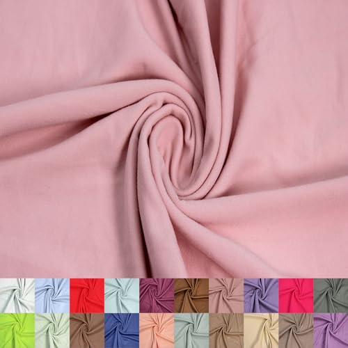 Texco Inc DTY doppelseitiger gebürsteter Stoff, 150 cm breit, Poly-Spandex, 180 g/m², leicht, dehnbar und atmungsaktiv, Bekleidung, Activewear, Accessoires, Schals und DIY, Altrosa Hell, 4,5 m Texco Inc DTY doppelseitiger gebürsteter Stoff, 150 cm breit, Poly-Spandex, 180 g/m², leicht, dehnbar und atmungsaktiv, Bekleidung, Activewear, Accessoires, Schals und DIY, Altrosa Hell, 4,5 m von Texco