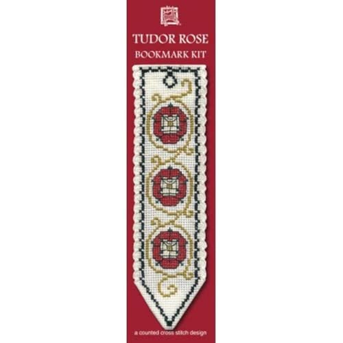 Textile Heritage Collection Cross Stitch Bookmark Kit - Tudor Rose by Textile Heritage von Textile Heritage