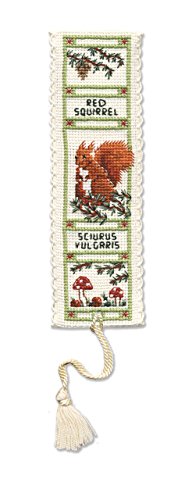 Textile Heritage Collection Kreuzstich-Set Lesezeichen Eichhörnchen Textile Heritage Collection Kreuzstich-Set Lesezeichen Eichhörnchen von Textile Heritage