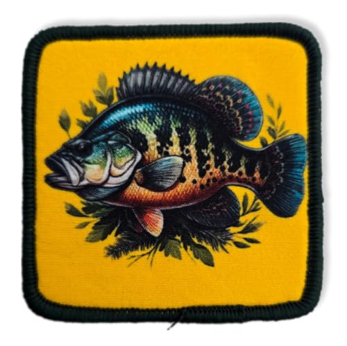 ThatsRad Aufnäher zum Aufnähen, Jagd, Ente, Fliege, Fischer, Hirsch, Outdoor (Crappie) von ThatsRad