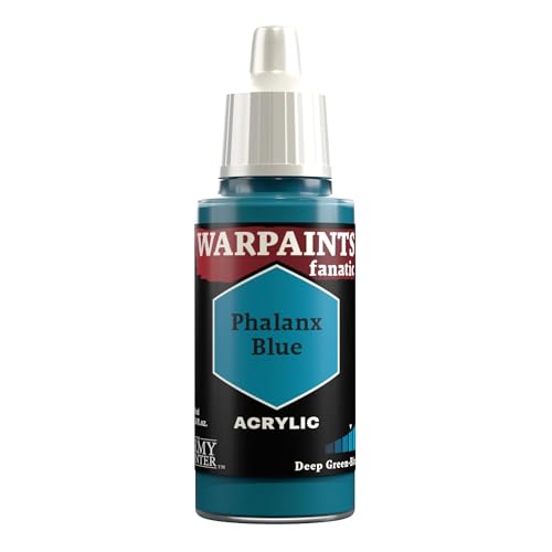 The Army Painter Blue Warpaints Fanatic Acrylfarben, 18 ml, (Phalanx Blue) von The Army Painter