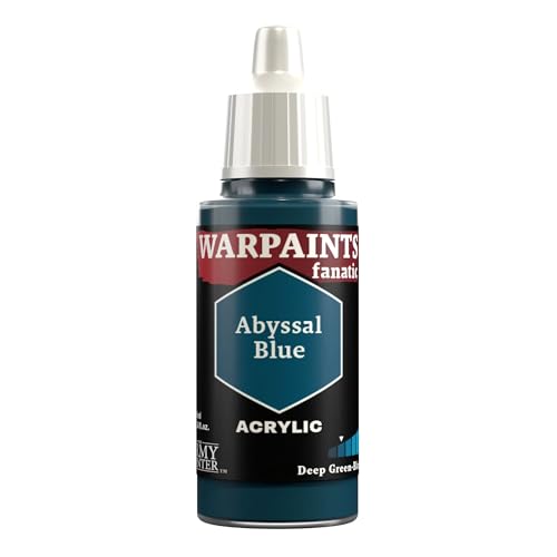 The Army Painter Blue Warpaints Fanatic Acrylfarben, 18 ml (Abyssal Blue) von The Army Painter