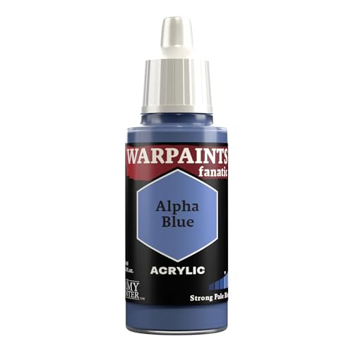 The Army Painter Blue Warpaints Fanatic Acrylfarben, 18 ml, Alpha-Blau von The Army Painter