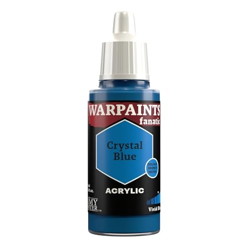 The Army Painter Blue Warpaints Fanatic Acrylfarben, 18 ml, Kristallblau von The Army Painter