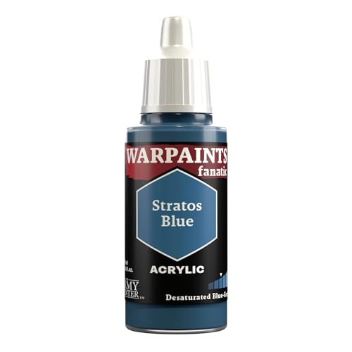 The Army Painter Blue Warpaints Fanatic Acrylfarben, 18 ml, Stratos Blue von The Army Painter