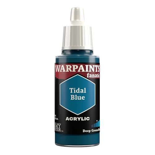 The Army Painter Blue Warpaints Fanatic Acrylfarben, 18 ml, Tidal Blue von The Army Painter