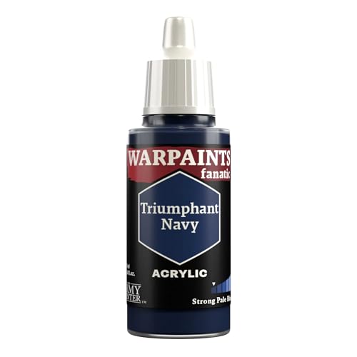 The Army Painter Blue Warpaints Fanatic Acrylfarben, 18 ml (Triumphant Navy) von The Army Painter