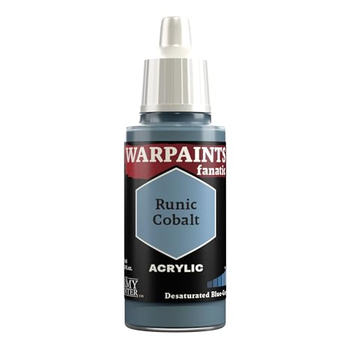 The Army Painter Blue Warpaints Fanatic Acrylfarben, 18 ml (Runic Cobalt) von The Army Painter