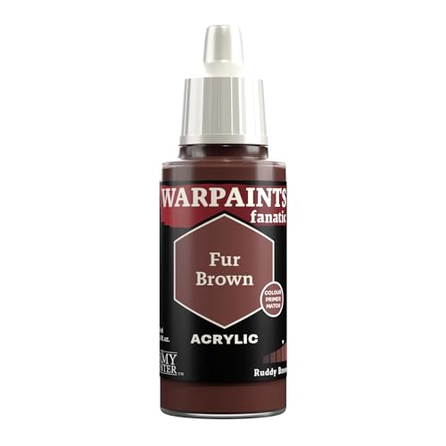 The Army Painter Browns & Neutrals Warpaints Fanatic 18 ml Acrylfarben (Fur Brown) von The Army Painter