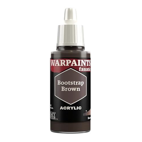 The Army Painter Browns & Neutrals Warpaints Fanatic 18 ml Acrylfarben (Bootstrap Brown) von The Army Painter