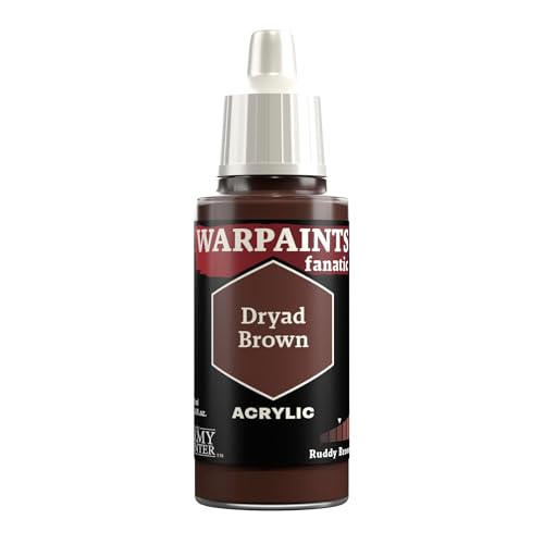 The Army Painter Browns & Neutrals Warpaints Fanatic Acrylfarben, 18 ml (Dryad Brown) von The Army Painter