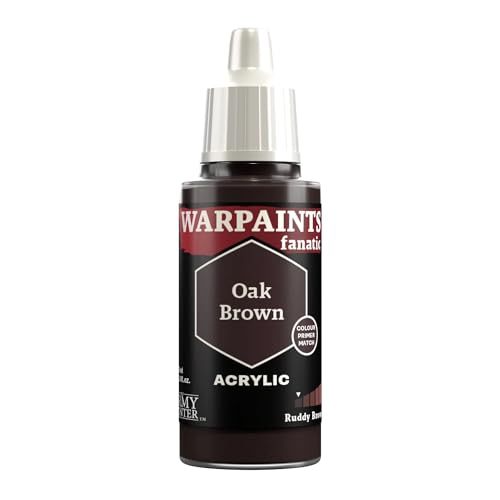 The Army Painter Browns & Neutrals Warpaints Fanatic Acrylfarben, 18 ml (Eichenbraun) von The Army Painter