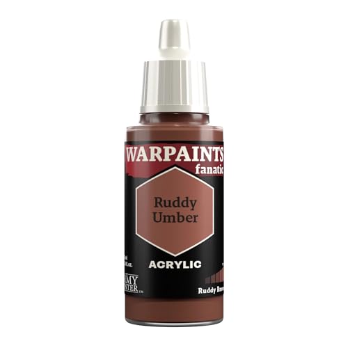 The Army Painter Browns & Neutrals Warpaints Fanatic Acrylfarben, 18 ml (Ruddy Umber) von The Army Painter