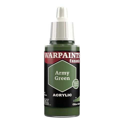 The Army Painter Greens Warpaints Fanatic Acrylfarben, 18 ml, Armeegrün von The Army Painter