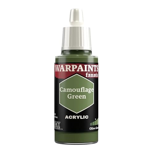 The Army Painter Greens Warpaints Fanatic Acrylfarben, 18 ml, Camouflage Grün von The Army Painter