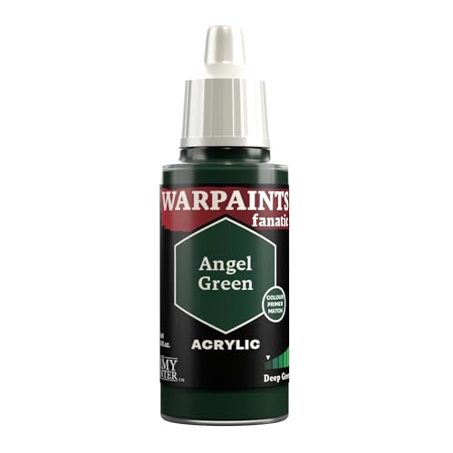 The Army Painter Greens Warpaints Fanatic Acrylfarben, 18 ml (Angel Green) von The Army Painter