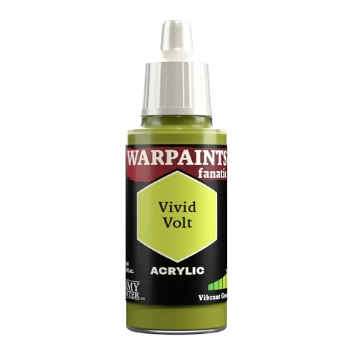 The Army Painter Greens Warpaints Fanatic Acrylfarben, 18 ml (Vivid Volt) von The Army Painter