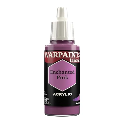 The Army Painter Pinks & Purples Warpaints Fanatic Acrylfarben, 18 ml (Enchanted Pink) von The Army Painter