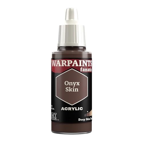 The Army Painter Skin Tones Warpaints Fanatic Acrylfarben, 18 ml (Onyxhaut) von The Army Painter