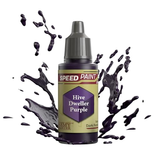 The Army Painter Speedpaint Hive Dweller Purple 2.0, Single Modellbau Acrylfarbe 18ml Einschichtige Lackierlösung Für Fantasy Tabletop Miniatures Like Warhammer 40k Figuren und DnD Miniatures von The Army Painter