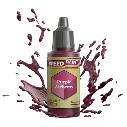 The Army Painter Speedpaint Purple Alchemy 2.0, Single Modellbau Acrylfarbe 18ml Einschichtige Lackierlösung Für Fantasy Tabletop Miniatures Like Warhammer 40k Figuren und DnD Miniatures von The Army Painter