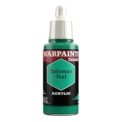 The Army Painter Teals & Turquoises Warpaints Fanatic 18 ml Acrylfarben (Talisman Teal) von The Army Painter