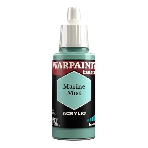 The Army Painter Teals & Turquoises Warpaints Fanatic Acrylfarben, 18 ml (Marine Mist) von The Army Painter