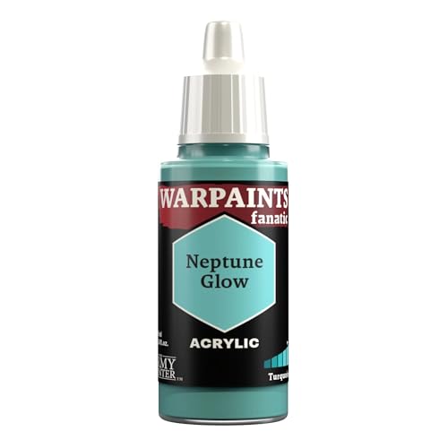 The Army Painter Teals & Turquoises Warpaints Fanatic 18 ml Acrylfarben (Neptune Glow) von The Army Painter