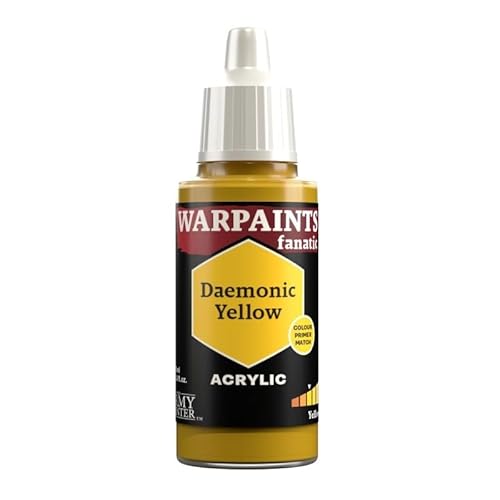 The Army Painter Yellows & Oranges Warpaints Fanatic 18 ml Acrylfarben (Daemonic Yellow) von The Army Painter