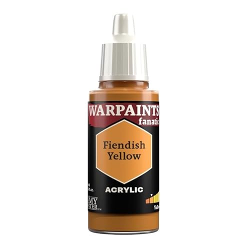 The Army Painter Yellows & Oranges Warpaints Fanatic 18 ml Acrylfarben (Fiendish Yellow) von The Army Painter